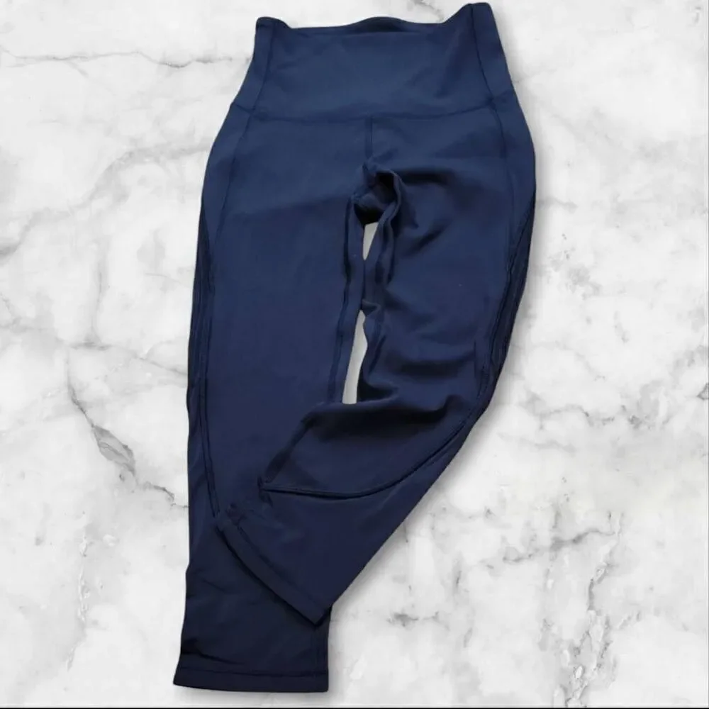 Lululemon Size 2 Navy Leggings HR 20